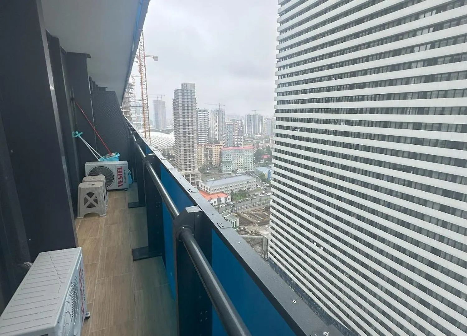公寓 Panorama Center Suite Black Sea View 巴统