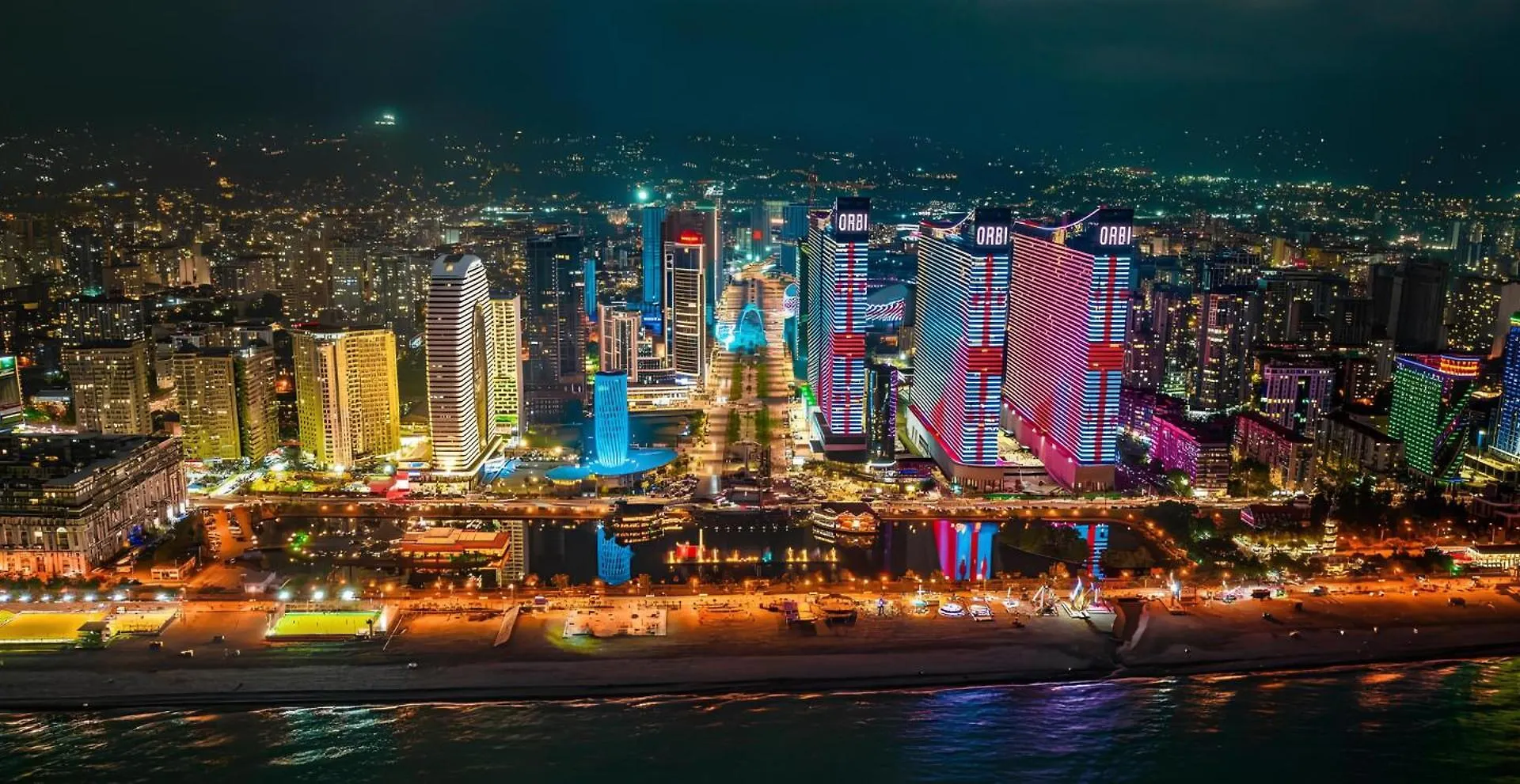 公寓 Panorama Center Suite Black Sea View 巴统