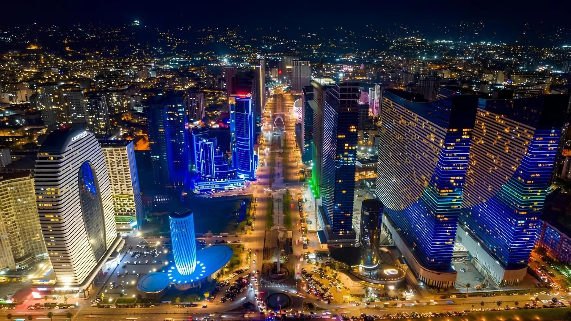 Panorama Center Suite Black Sea View 巴统 公寓